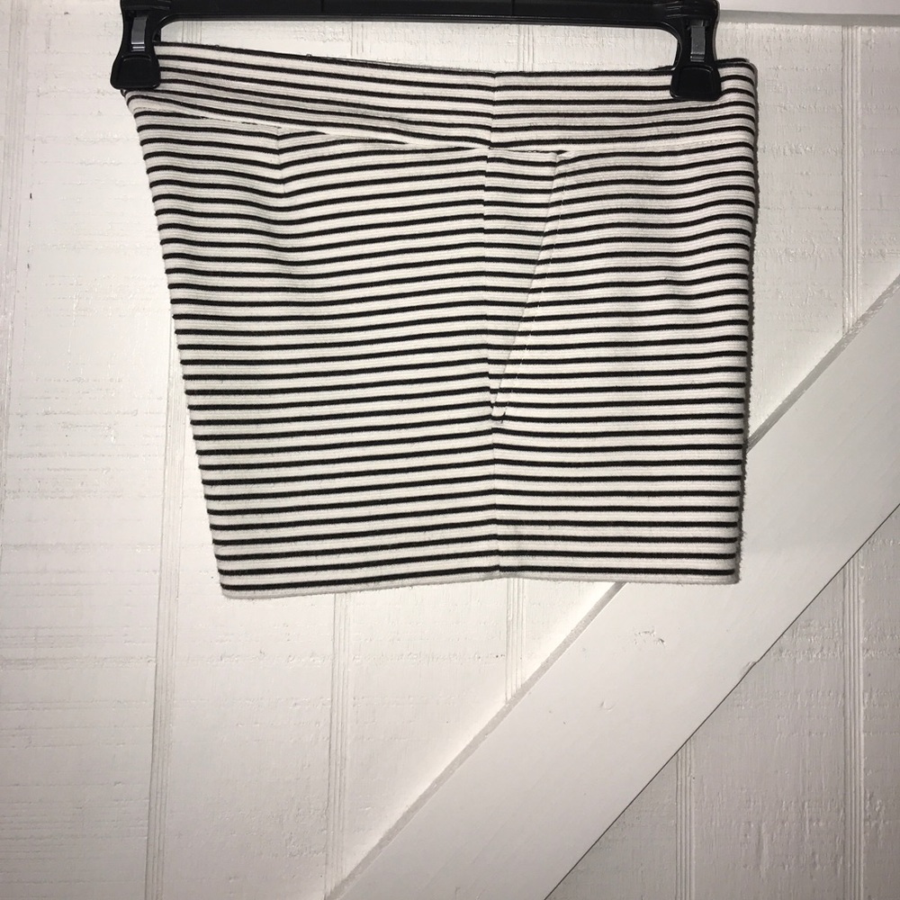 Black & White Stripe BCBG Shorts
